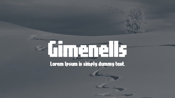 Gimenells Font Family