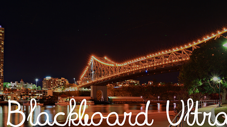 Blackboard Ultra Font