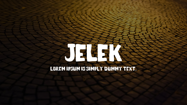 Jelek Font