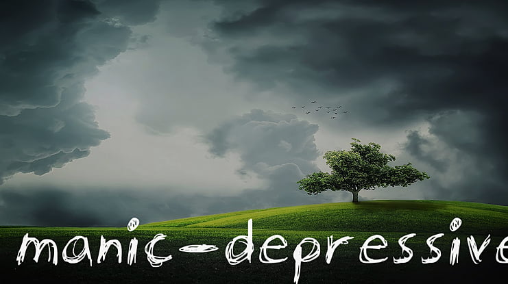 manic-depressive Font