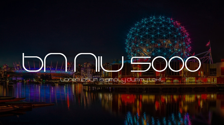 BN Niv 5000 Font