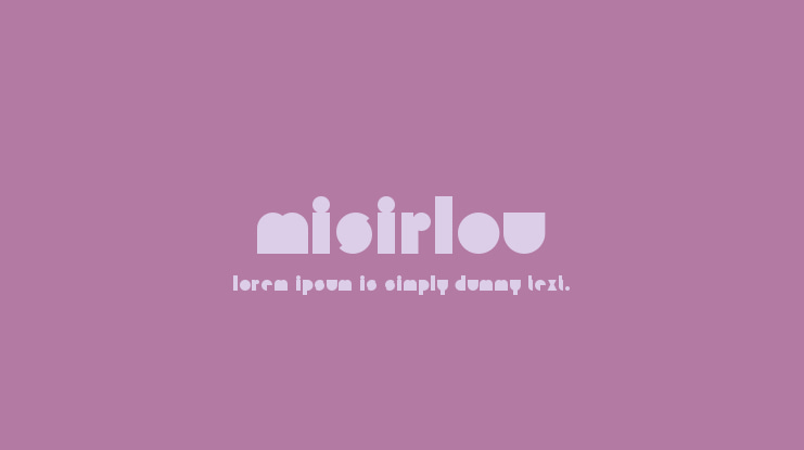 Misirlou Font