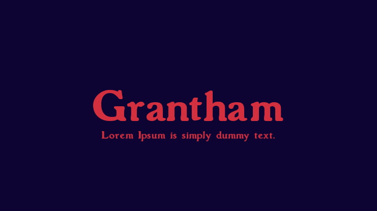 Grantham Font Family