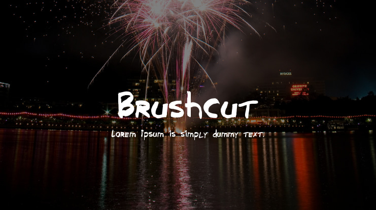 Brushcut Font
