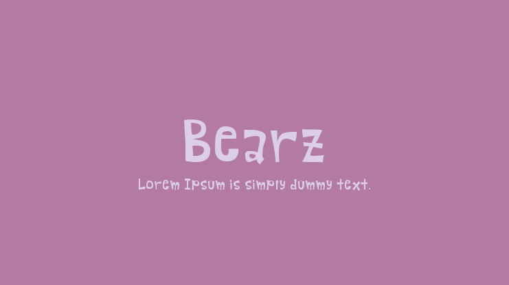 Bearz Font