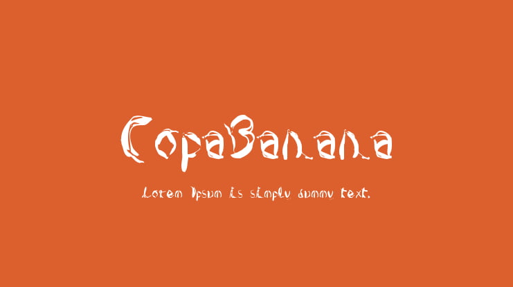 CopaBanana Font