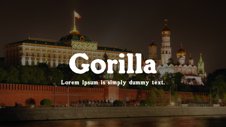 Gorilla Font