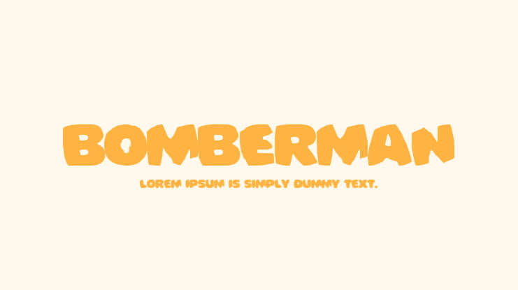 Bomberman Font