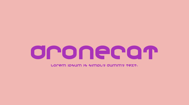 Dronecat Font