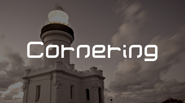 Cornering Font