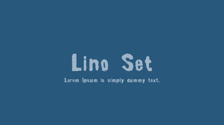 Lino Set Font