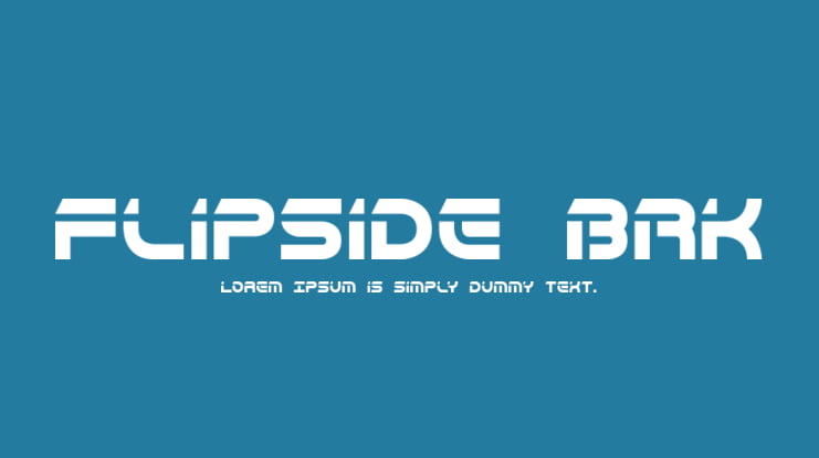 Flipside BRK Font