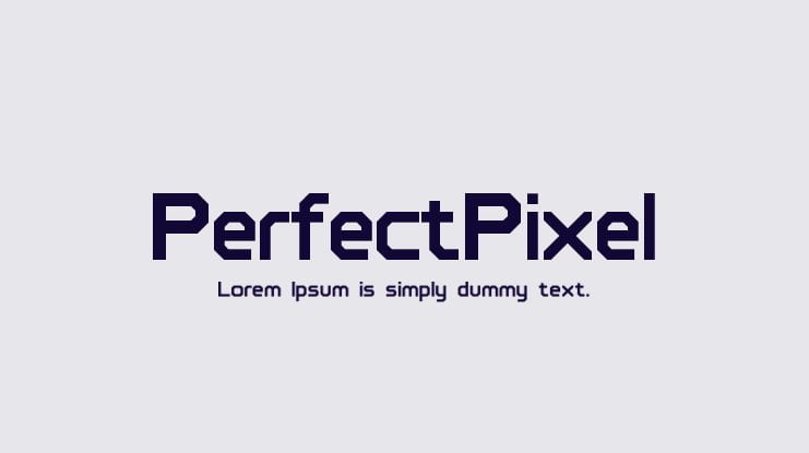PerfectPixel Font