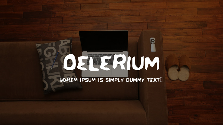 Delerium Font