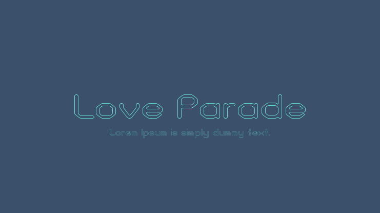 Love Parade Font Family