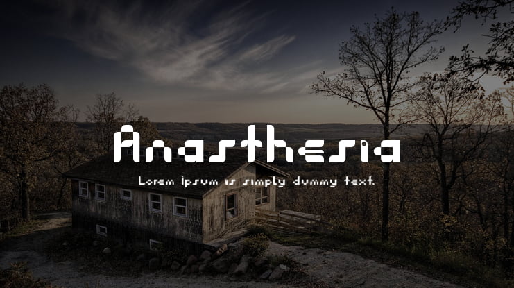 Anasthesia Font Family