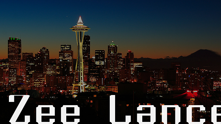Zee Lance Font