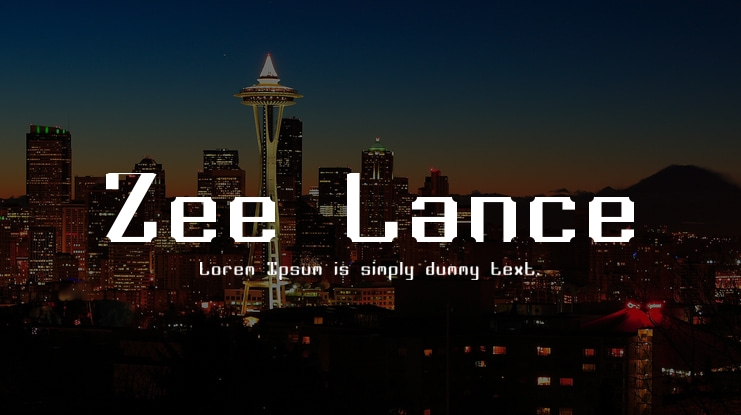 Zee Lance Font