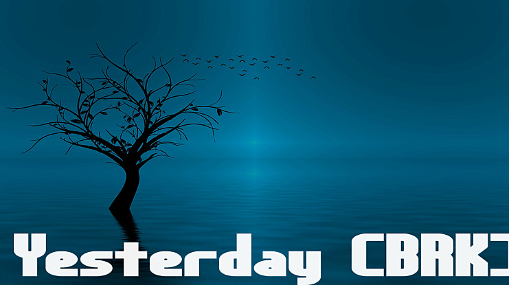 Yesterday (BRK) Font