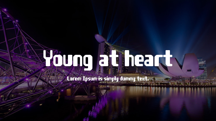 Young at heart Font