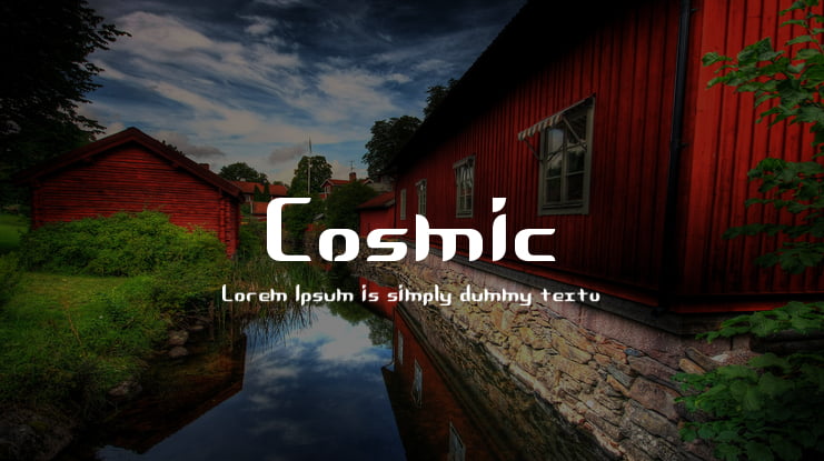 Cosmic Font