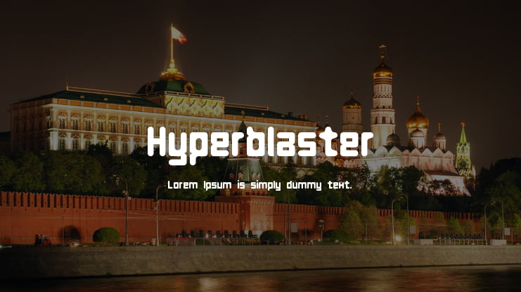 Hyperblaster Font