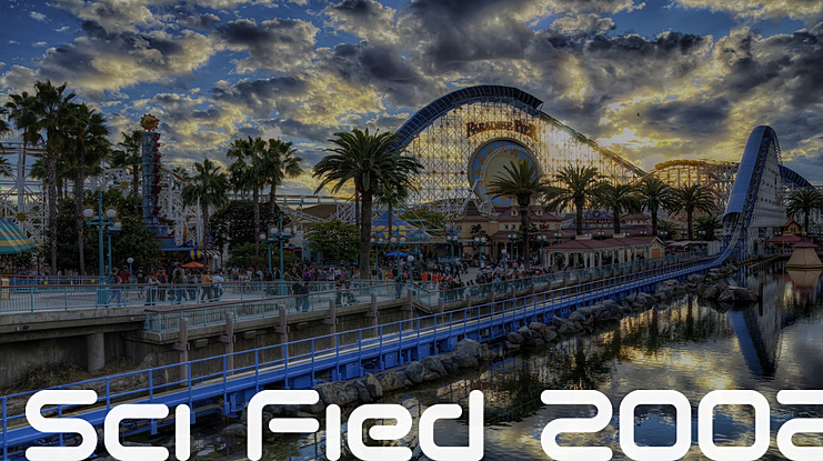 Sci Fied 2002 Font Family