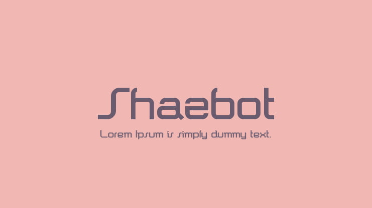 Shazbot Font