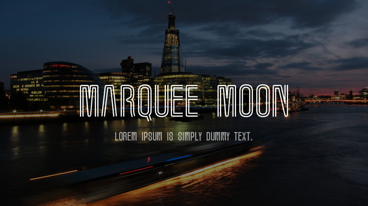 Marquee Moon Font