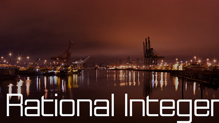Rational Integer Font