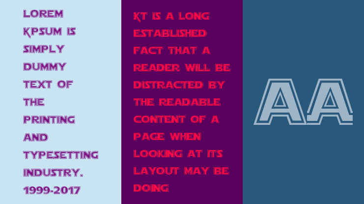 Star Jedi Outline Font