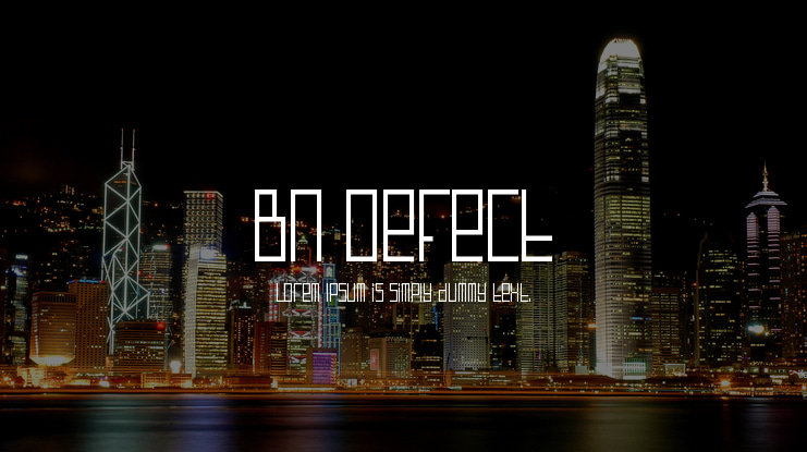 BN Defect Font