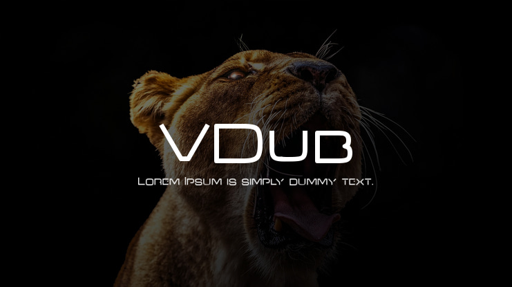 VDub Font