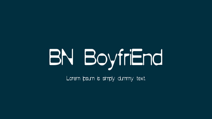 BN BoyfriEnd Font