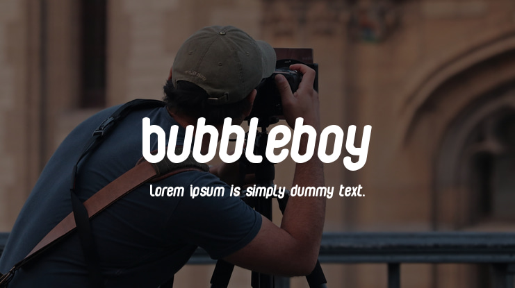 Bubbleboy Font
