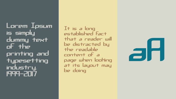 Chemical Reaction A BRK Font Family