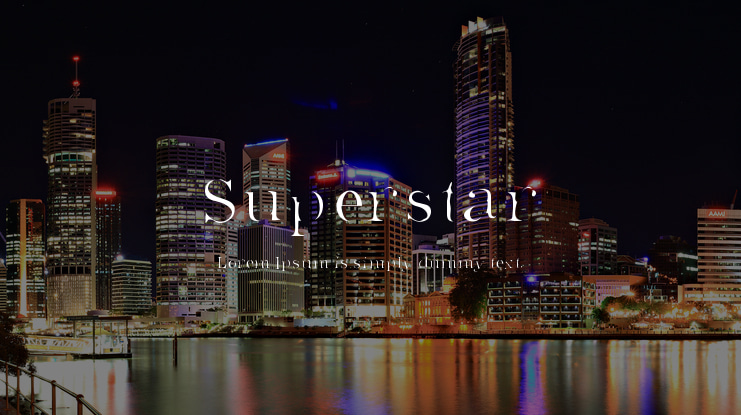Superstar Font