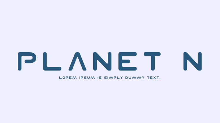 Planet N Font