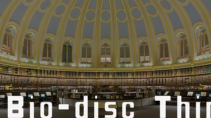 Bio-disc Font