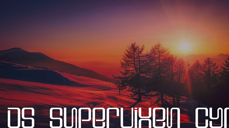 DS Supervixen Cyr Font