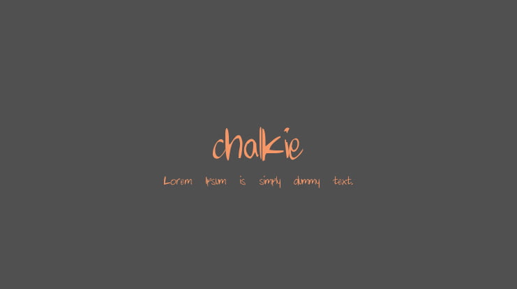 chalkie Font