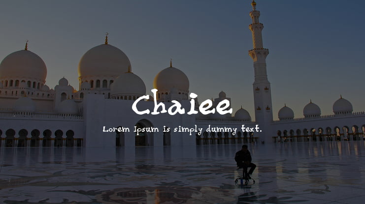 Chaiee Font