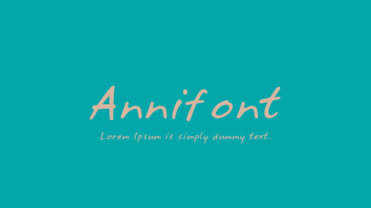 Annifont Font
