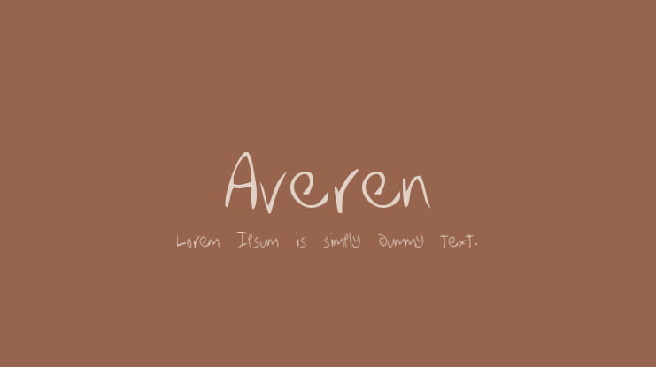 Averen Font