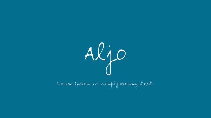 Aljo Font