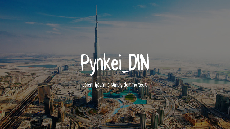 Pynkei_DIN Font