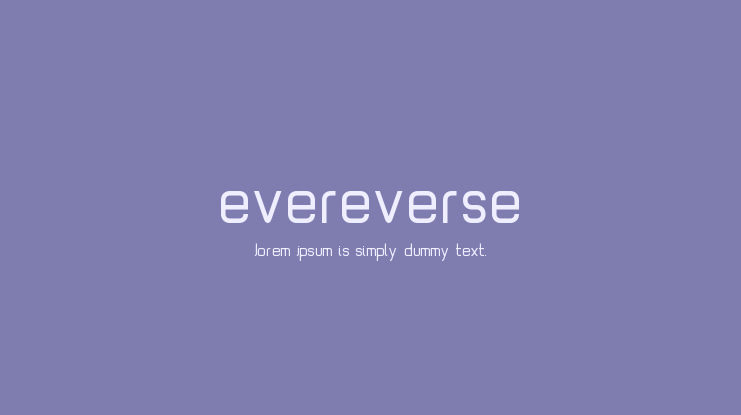 evereverse Font