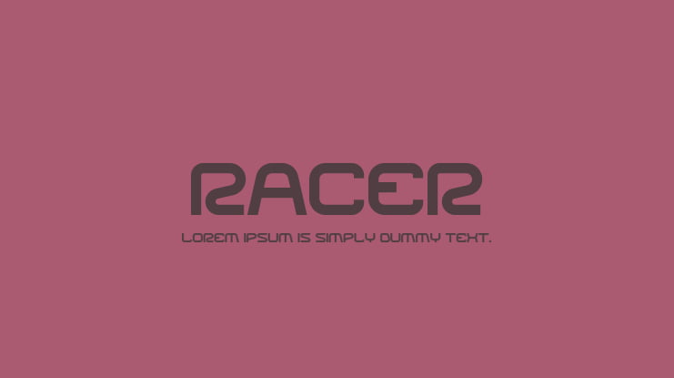 Racer Font Family