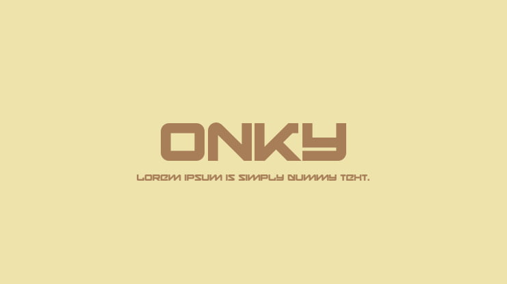 Onky Font Family