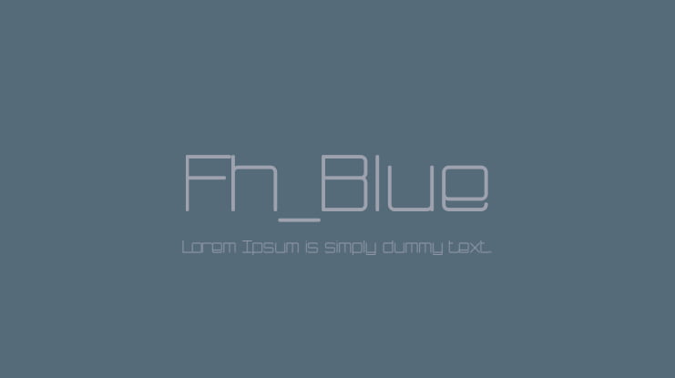 Fh_Blue Font
